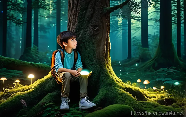 신재생에너지발전설비 업계 트렌드 분석 - **Prompt:** A whimsical, enchanting forest scene at twilight. Soft, ethereal glow emanates from biol...