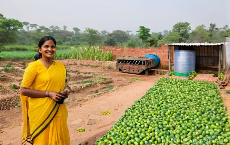 신재생에너지발전설비 취업 성공 사례 - **The Spark of Solar Light in Rural India**
    A vibrant, heartwarming scene in a bustling rural In...
