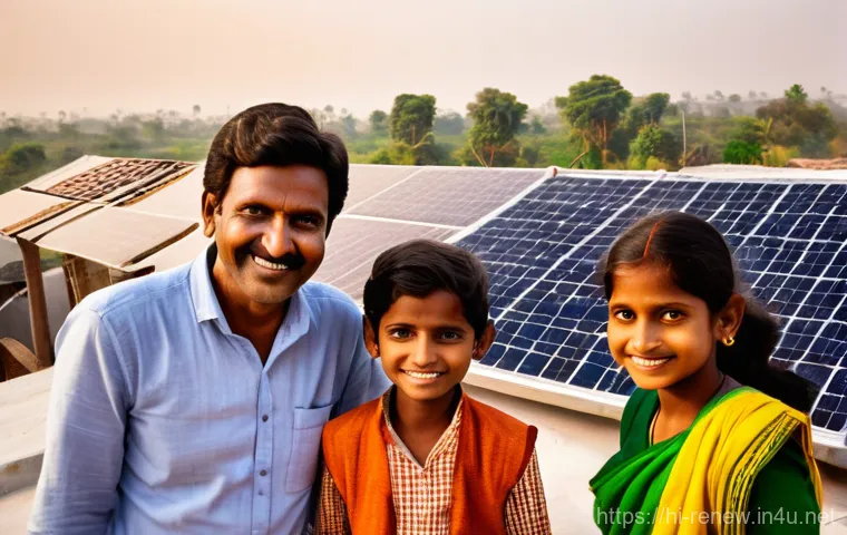 신재생에너지발전설비 공공사업 참여 방법 - Prompt 1: PM Surya Ghar Muft Bijli Yojana - A Happy Indian Family with Rooftop Solar**